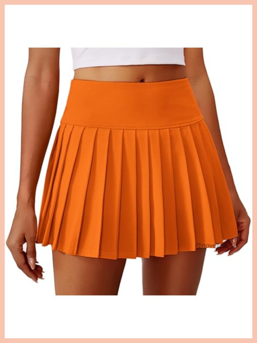 Pleated Tennis Skirt Mini Athletic Golf Skort with Pockets High Waist